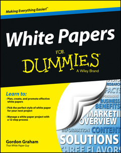 Couverture de l’ouvrage White Papers For Dummies