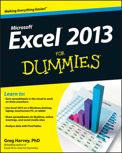 Couverture de l’ouvrage Excel 2013 For Dummies