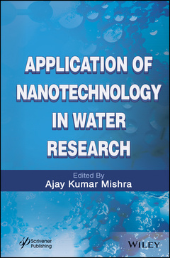 Couverture de l’ouvrage Application of Nanotechnology in Water Research