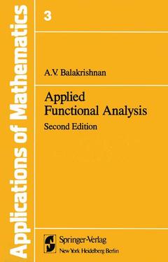 Couverture de l’ouvrage Applied Functional Analysis