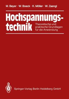 Couverture de l’ouvrage Hochspannungstechnik