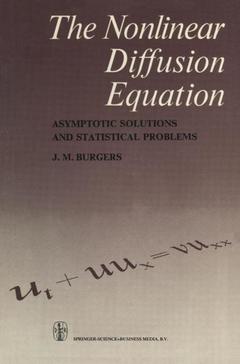 Couverture de l’ouvrage The Nonlinear Diffusion Equation