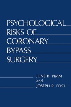 Couverture de l’ouvrage Psychological Risks of Coronary Bypass Surgery