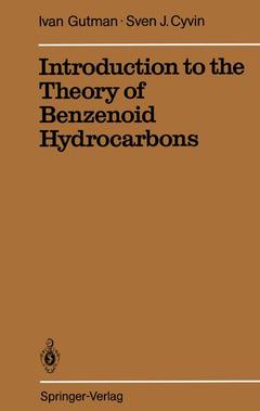 Couverture de l’ouvrage Introduction to the Theory of Benzenoid Hydrocarbons