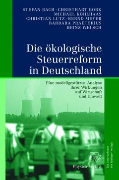 Cover of the book Die ökologische Steuerreform in Deutschland