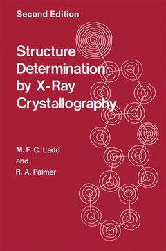 Cover of the book Structure Determination by X-Ray Crystallography