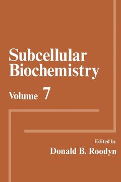 Couverture de l’ouvrage Subcellular Biochemistry