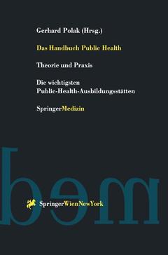 Couverture de l’ouvrage Das Handbuch Public Health