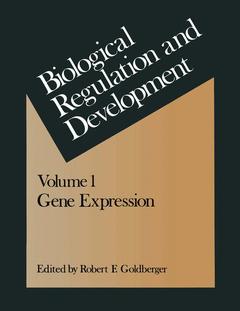 Cover of the book Biological Regulation and Development