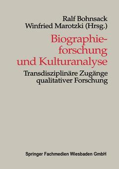 Cover of the book Biographieforschung und Kulturanalyse