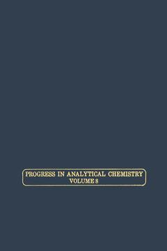 Couverture de l’ouvrage Progress in Analytical Chemistry