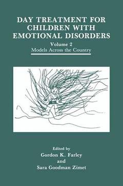 Couverture de l’ouvrage Day Treatment for Children with Emotional Disorders