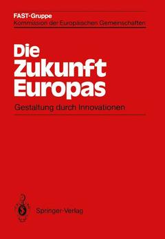 Couverture de l’ouvrage Die Zukunft Europas