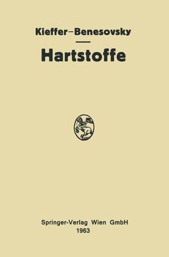 Couverture de l’ouvrage Hartstoffe