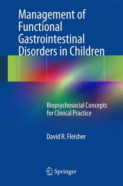 Cover of the book Management of Functional Gastrointestinal Disorders in Children