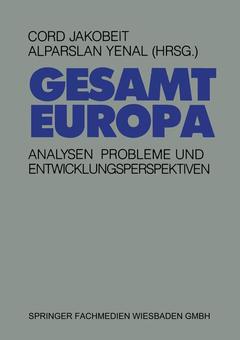 Cover of the book Gesamteuropa