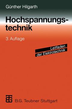 Couverture de l’ouvrage Hochspannungstechnik