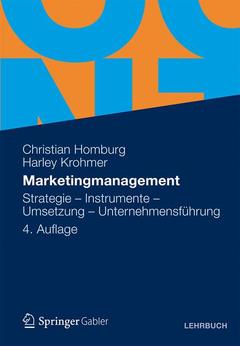 Couverture de l’ouvrage Marketingmanagement