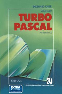 Couverture de l’ouvrage Turbo Pascal-Wegweiser