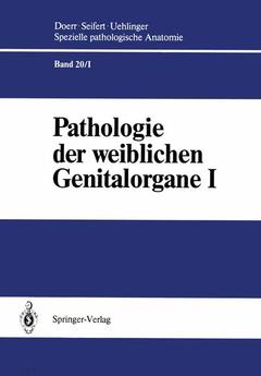 Couverture de l’ouvrage Pathologie der weiblichen Genitalorgane I