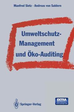 Couverture de l’ouvrage Umweltschutz-Management und Öko-Auditing