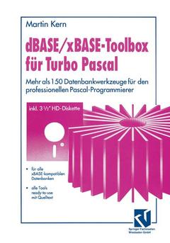 Couverture de l’ouvrage dBASE / xBASE-Toolbox für Turbo Pascal