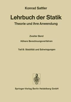 Couverture de l’ouvrage Stabilität und Schwingungen