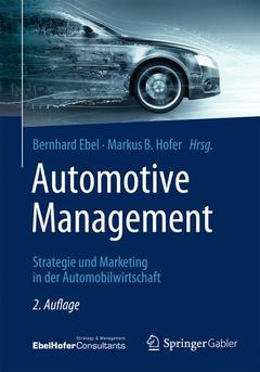 Couverture de l’ouvrage Automotive Management