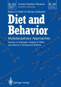 Couverture de l’ouvrage Diet and Behavior