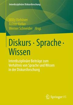 Couverture de l’ouvrage Diskurs - Sprache - Wissen