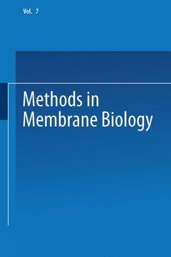 Couverture de l’ouvrage Methods in Membrane Biology