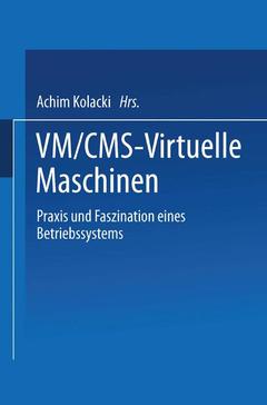 Cover of the book VM/CMS — Virtuelle Maschinen
