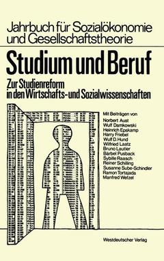 Cover of the book Studium und Beruf