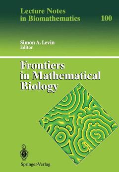 Cover of the book Frontiers in Mathematical Biology