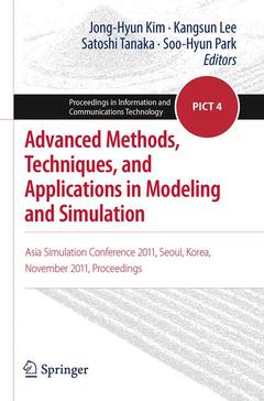 Couverture de l’ouvrage Advanced Methods, Techniques, and Applications in Modeling and Simulation