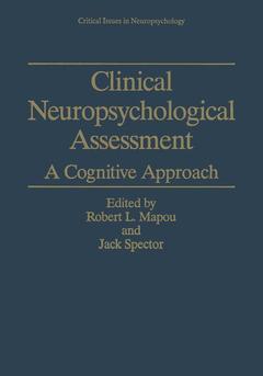 Cover of the book Clinical Neuropsychological Assessment