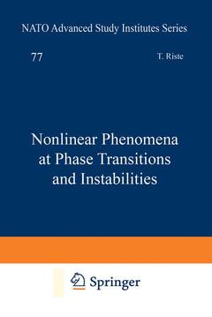 Couverture de l’ouvrage Nonlinear Phenomena at Phase Transitions and Instabilities