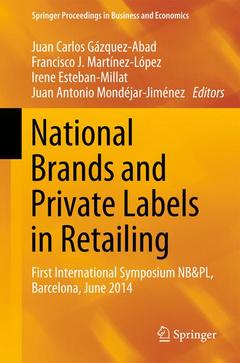 Couverture de l’ouvrage National Brands and Private Labels in Retailing