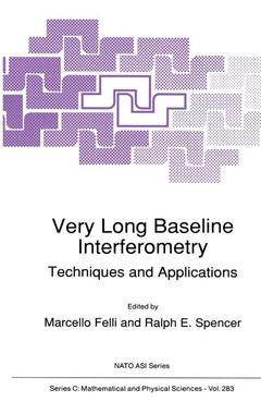 Couverture de l’ouvrage Very Long Baseline Interferometry