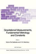 Couverture de l’ouvrage Gravitational Measurements, Fundamental Metrology and Constants