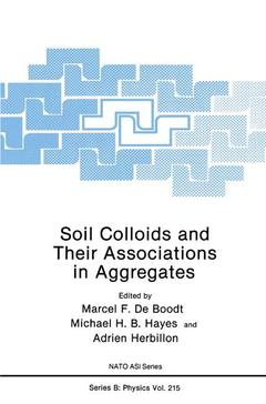 Couverture de l’ouvrage Soil Colloids and Their Associations in Aggregates