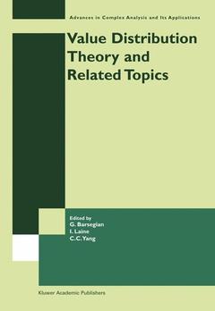 Cover of the book Value Distribution Theory and Related Topics