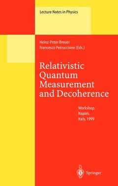 Couverture de l’ouvrage Relativistic Quantum Measurement and Decoherence