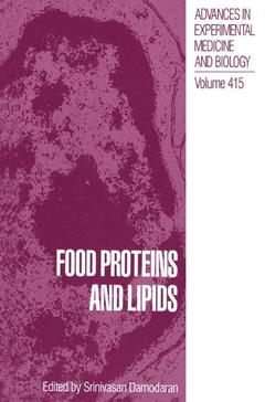 Couverture de l’ouvrage Food Proteins and Lipids