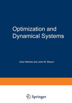 Couverture de l’ouvrage Optimization and Dynamical Systems