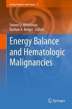 Couverture de l’ouvrage Energy Balance and Hematologic Malignancies