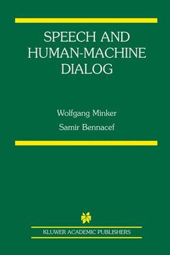 Couverture de l’ouvrage Speech and Human-Machine Dialog