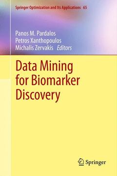 Couverture de l’ouvrage Data Mining for Biomarker Discovery
