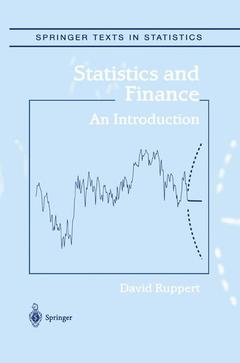 Couverture de l’ouvrage Statistics and Finance