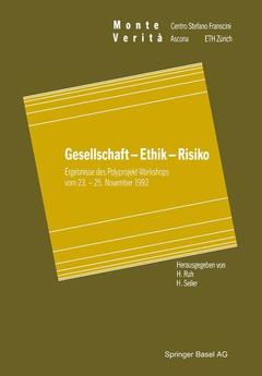 Couverture de l’ouvrage Gesellschaft — Ethik — Risiko